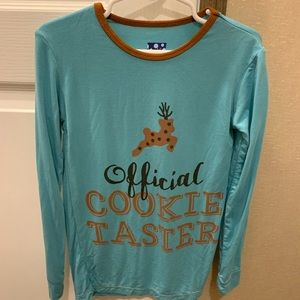 Kickee Kids Official Cookie Taster Christmas Top Size 8